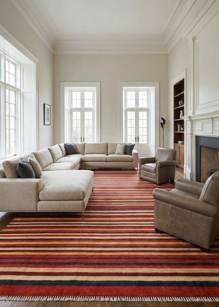 12' 11 x 16' 2 Hand Knotted Modern Ziegler Wool Rug