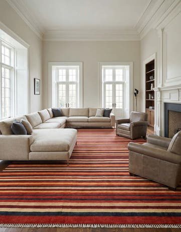 12' 11 x 16' 2 Hand Knotted Modern Ziegler Wool Rug