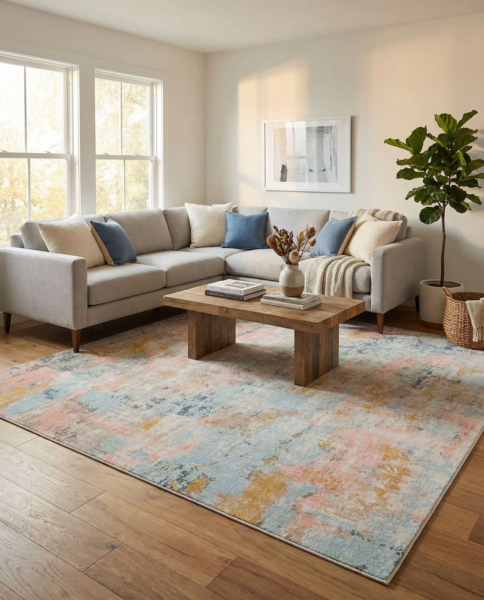 9' x 12' Lotus Rug