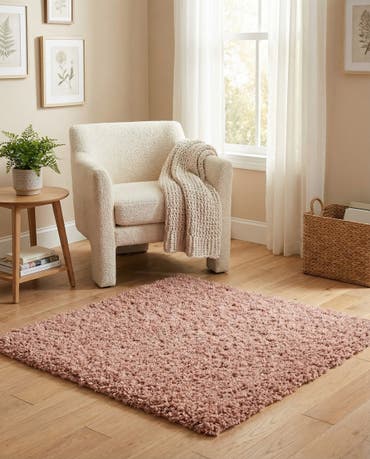  3' 3 x 3' 3 Everyday Shag Square Rug