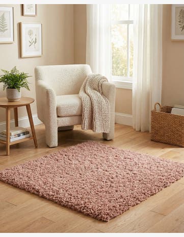 3' 3 x 3' 3 Everyday Shag Square Rug