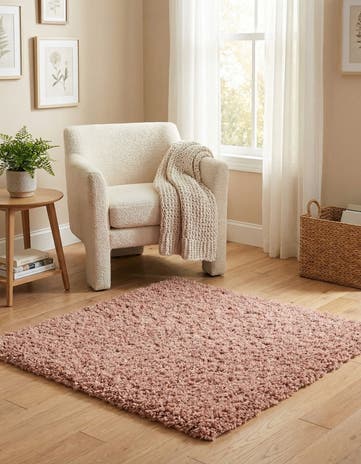 3' 3 x 3' 3 Everyday Shag Square Rug
