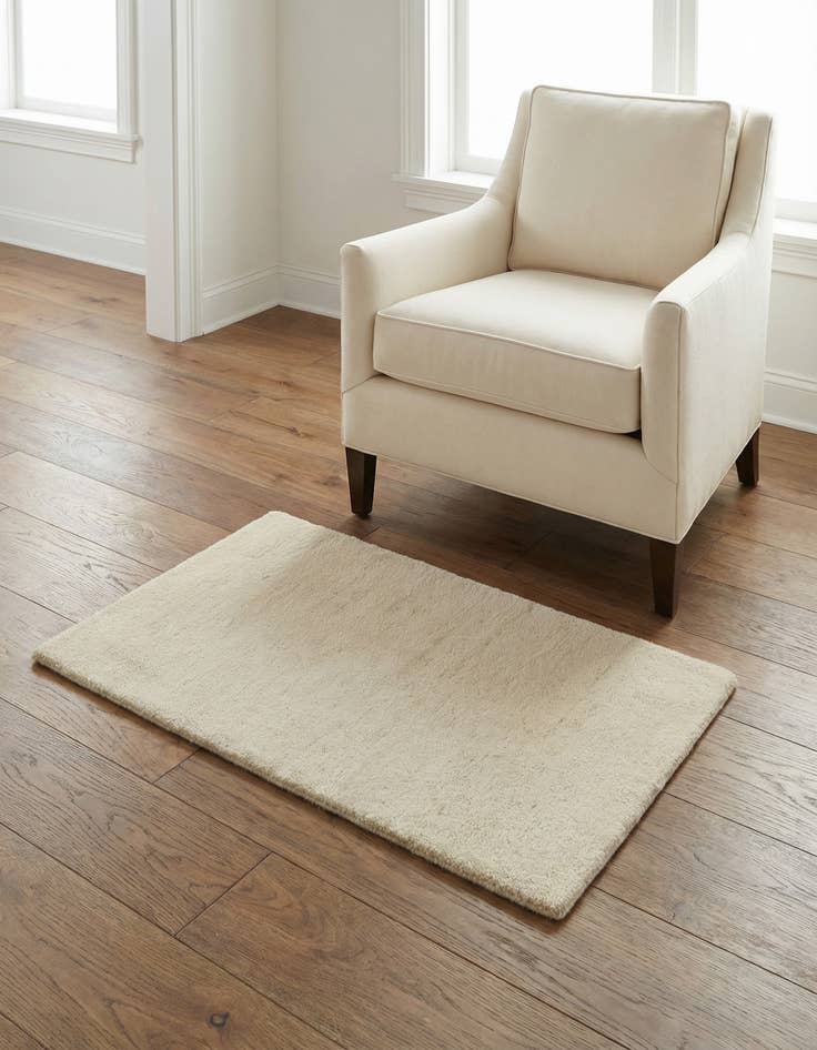 Detail image of 2' 6 x 4' 7 Hand Knotted Gabbeh Wool Rug