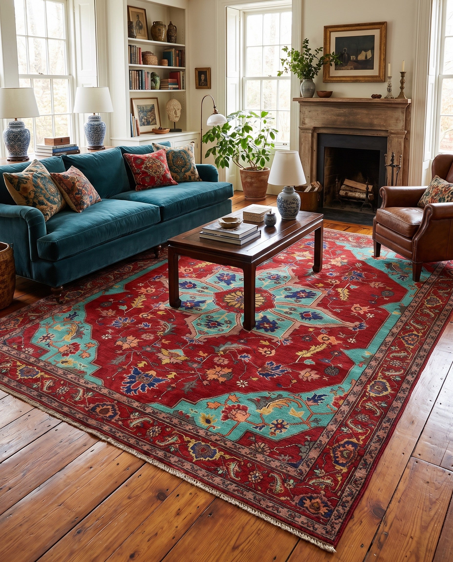 8' 4 x 9' 8 Hand Knotted Kazak Rug