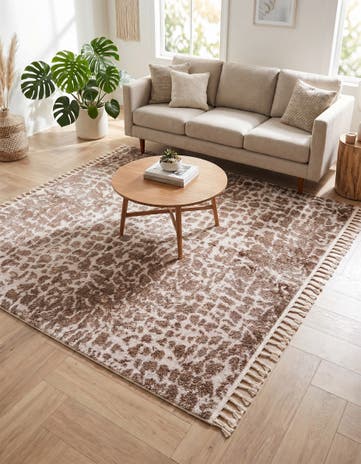 Brown Artemis Square Rug