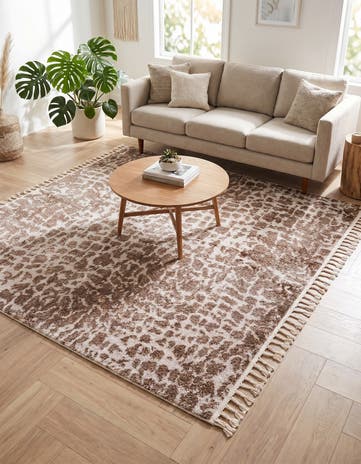 Brown Artemis Square Rug