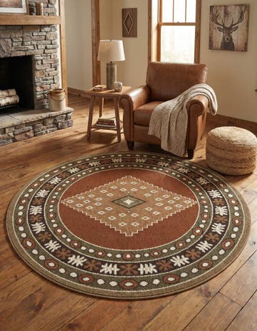 5' x 5' Grand Tradition Round Rug