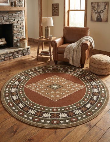 5' x 5' Grand Tradition Round Rug