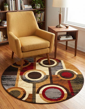 Cafe Round Rug