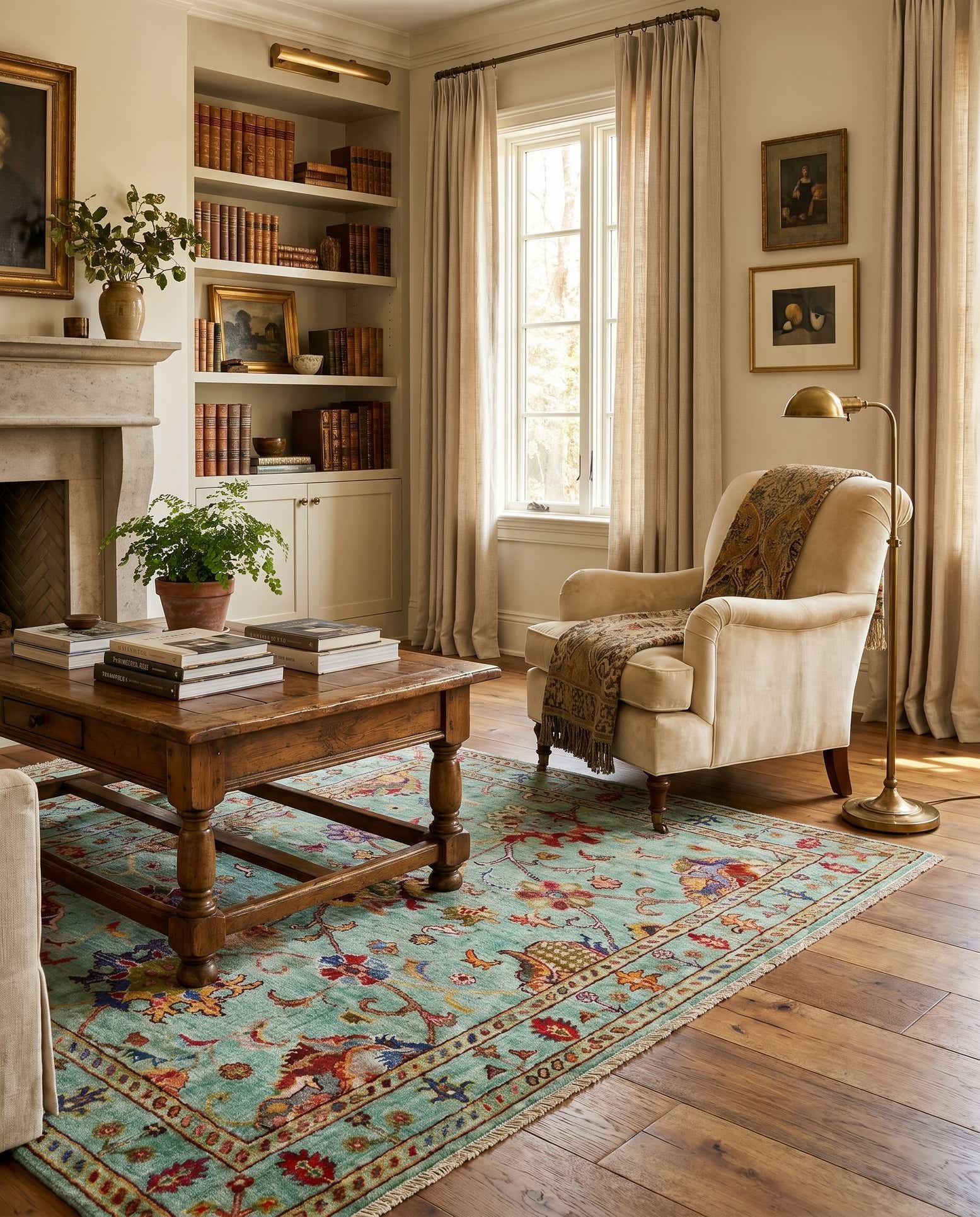 3' 4 x 5' Hand Knotted Ariana Ziegler Rug