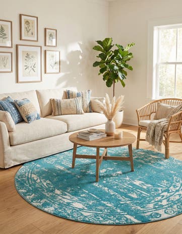 7' 10 x 7' 10 Lennon Round Rug