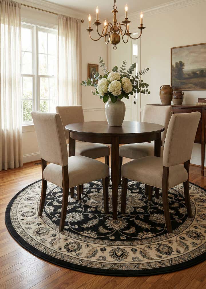 7' 10 x 7' 10 Yasmin Round Rug