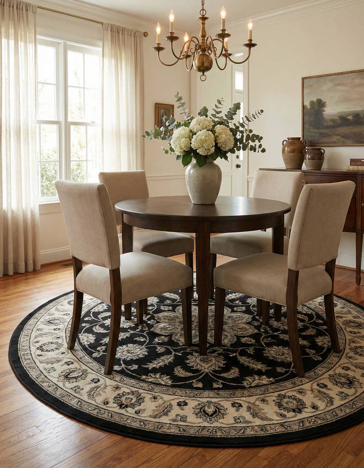 Detail image of 7' 10 x 7' 10 Yasmin Round Rug