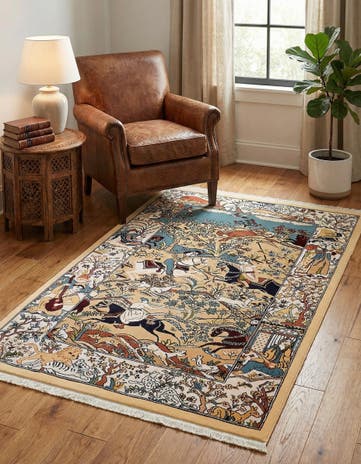 Tan Nain Design Rug
