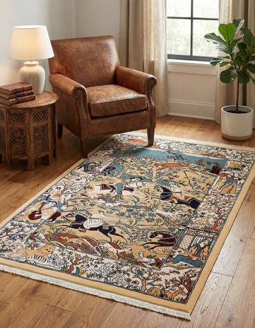 Tan Nain Design Rug