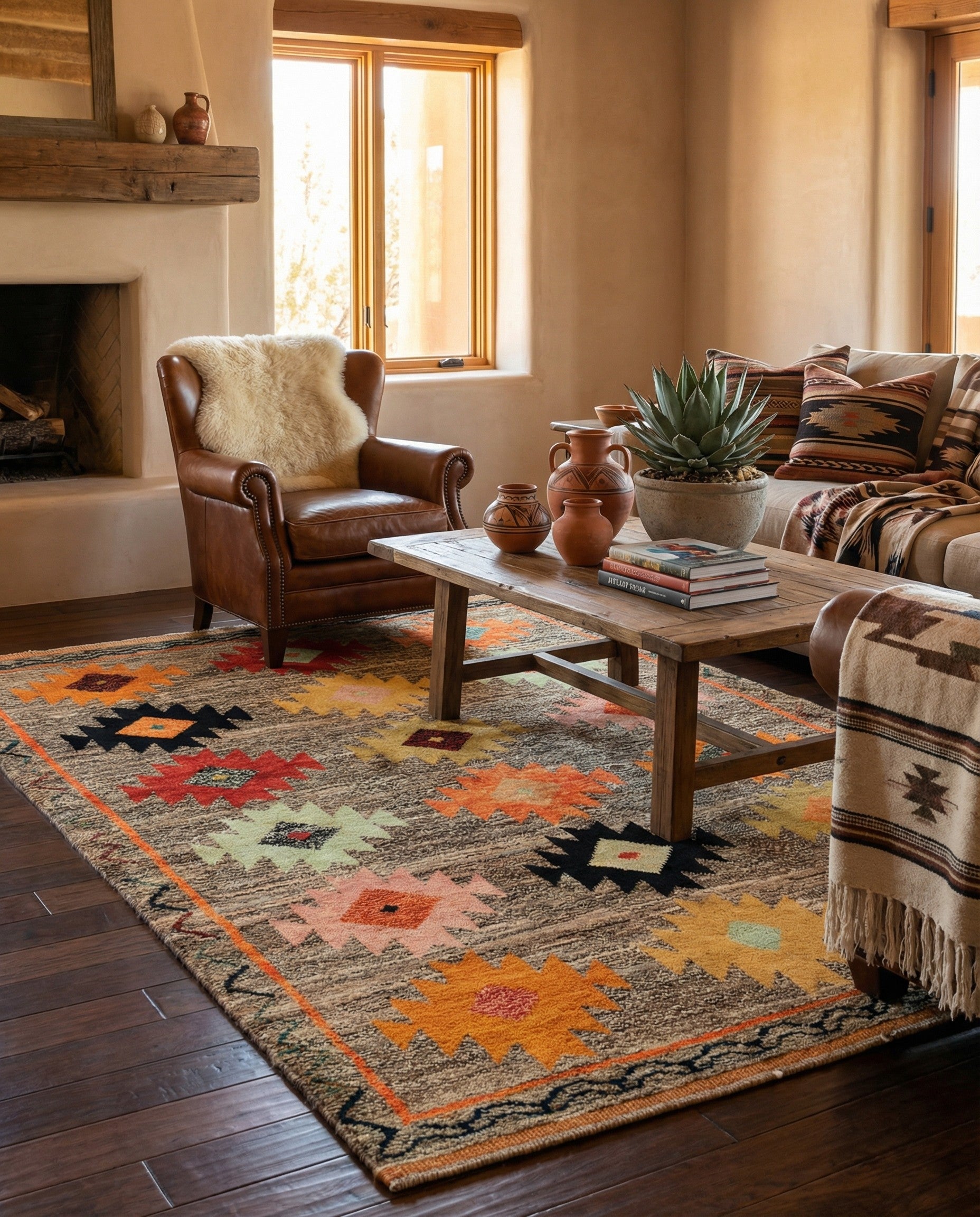4' 2 x 6' Hand Woven Balouch Wool Rug
