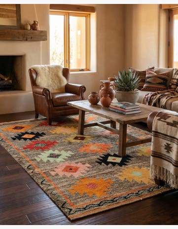 4' 2 x 6' Hand Woven Balouch Wool Rug