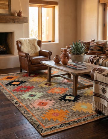 4' 2 x 6' Hand Woven Balouch Wool Rug
