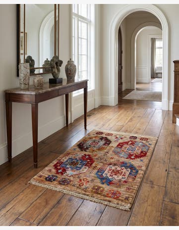 2' x 3' 3 Hand Knotted Ariana Ziegler Rug