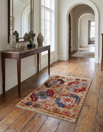 2' x 3' 3 Hand Knotted Ariana Ziegler Rug