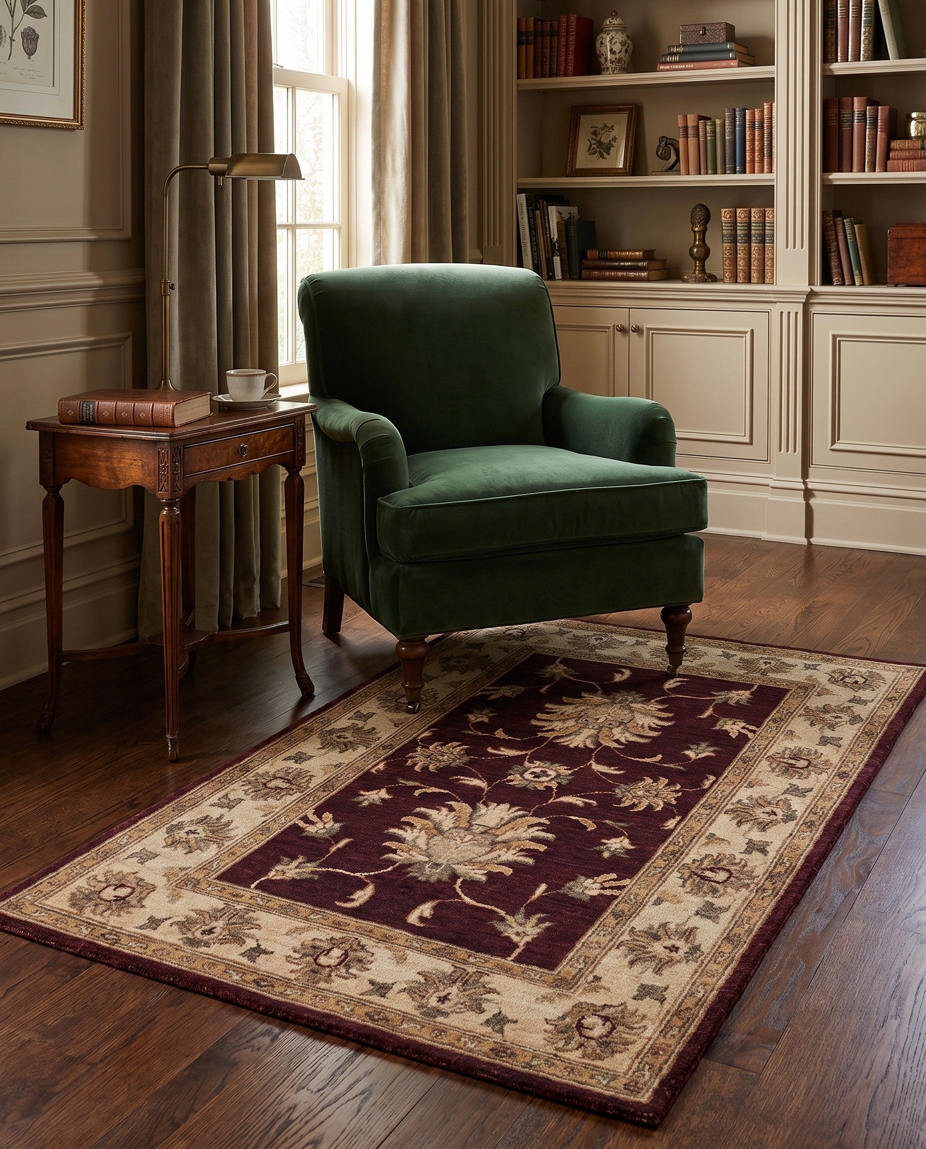 2' 8 x 4' 3 Hand Knotted Ziegler Rug