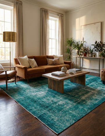 8' 6 x 11' 2 Hand Knotted Ultra Vintage Persian Wool Rug