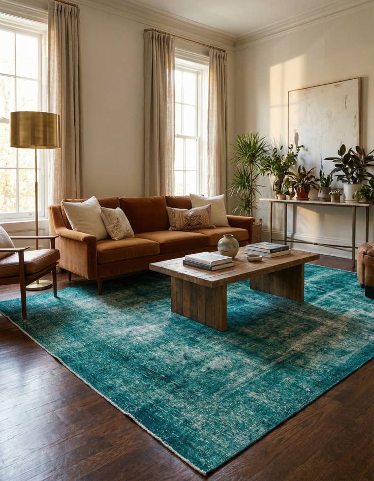 Detail image of 8' 6 x 11' 2 Hand Knotted Ultra Vintage Persian Wool Rug