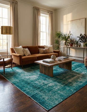 8' 6 x 11' 2 Hand Knotted Ultra Vintage Persian Wool Rug