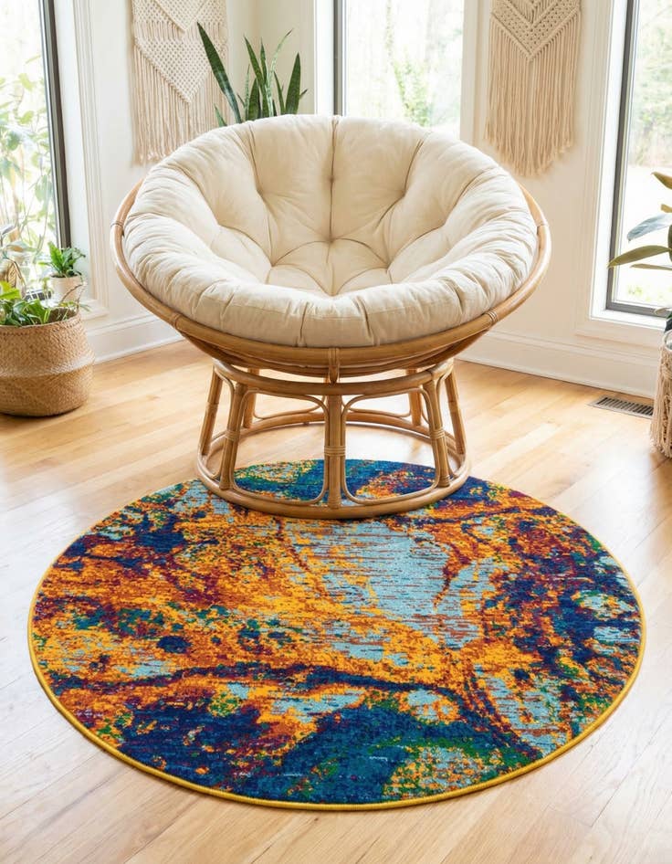 Detail image of 3' 3 x 3' 3 Calypso Round Rug