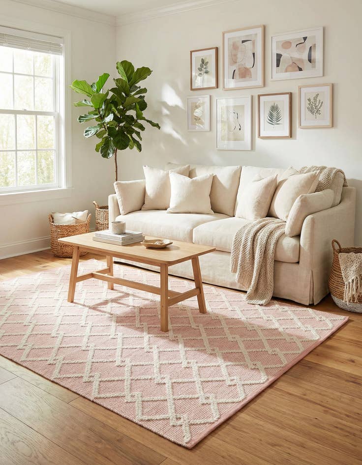 Detail image of 5' 1 x 8'  Hand Knotted Jill Zarin Dorset Rug