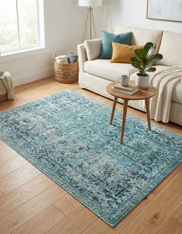 3' 3 x 5' 3 Washable Fleur Rug