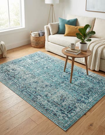 3' 3 x 5' 3 Washable Fleur Rug