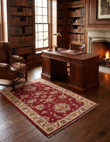 3' 2 x 5' 1 Hand Knotted Ziegler Rug
