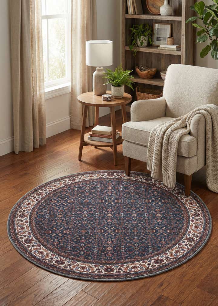 4' x 4' Yara Round Rug
