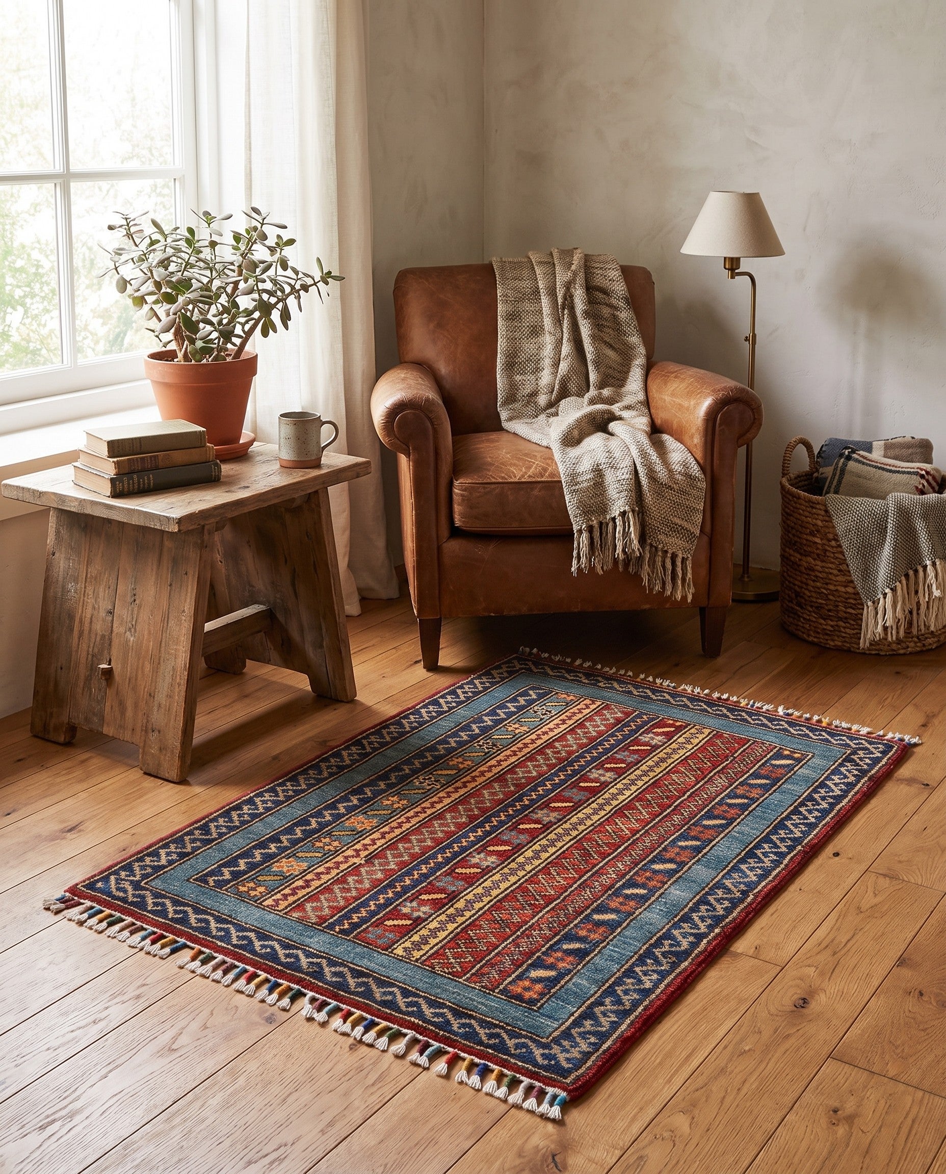 2' 1 x 2' 10 Hand Knotted Kazak Rug