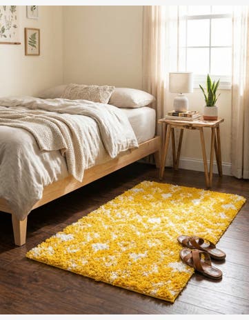 2' x 3' Moroccan Trellis Shag Rug