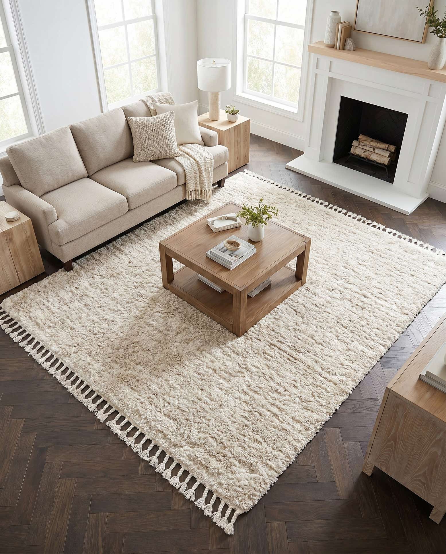 8' x 8' Athena Shag Square Rug
