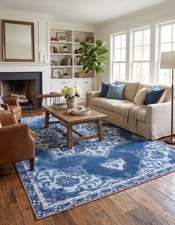 7' 10 x 10' Washable Francesca Rug