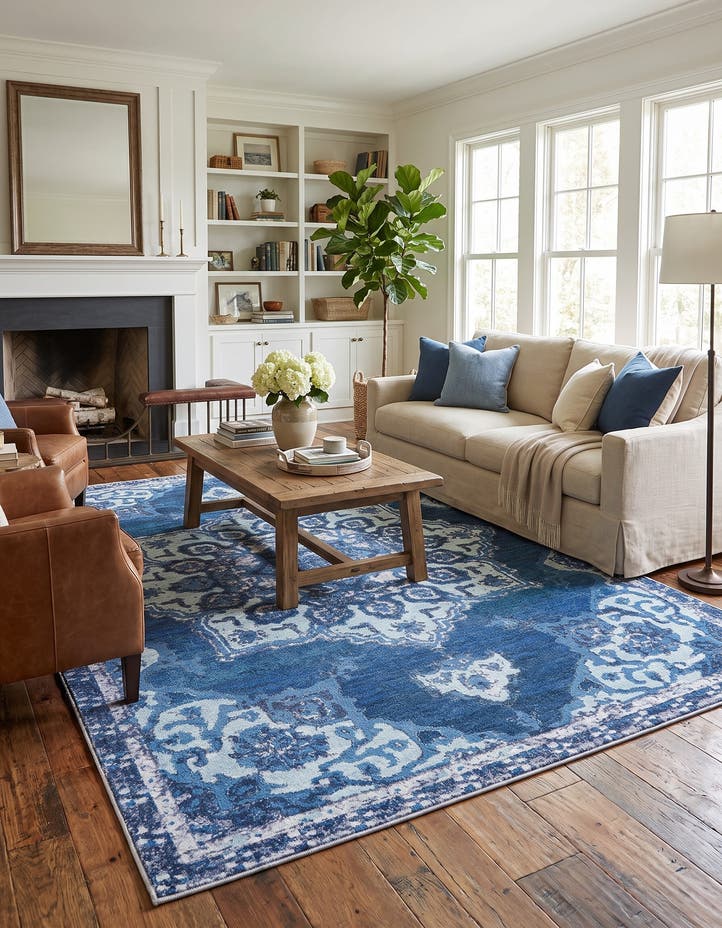 7' 10 x 10' Washable Francesca Rug