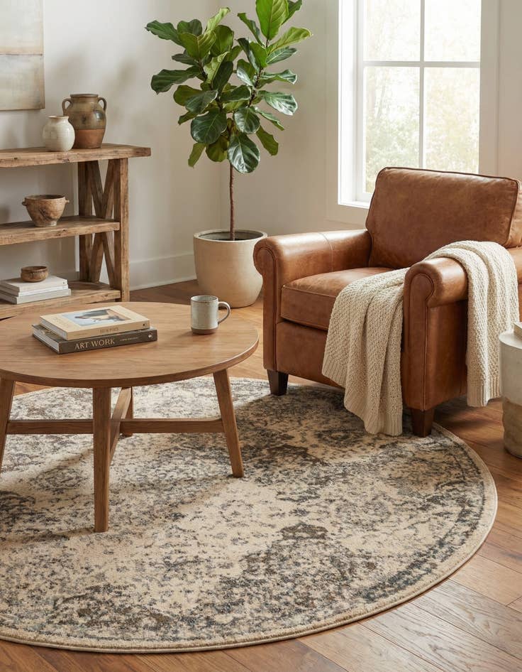 Detail image of 6' x 6' Mojave Round Rug