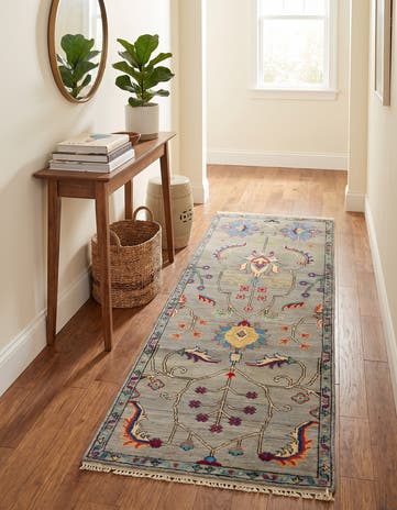 2' 2 x 5' 11 Hand Knotted Kazak Runner Rug