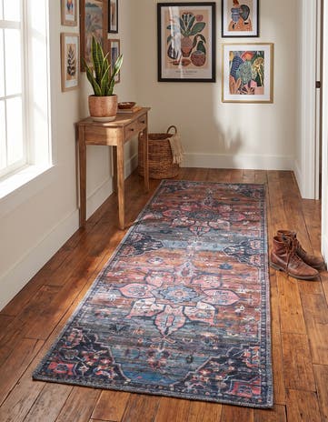 2' x 5' Washable Nostalgia Runner Rug