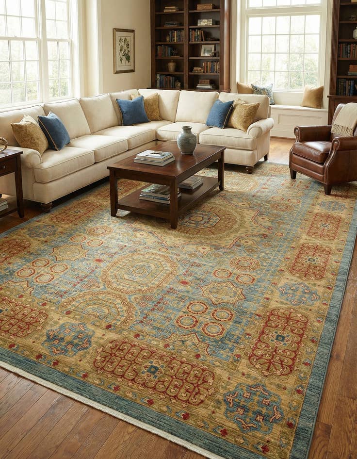 Detail image of 10' 8 x 16' 5 Mamluk Rug