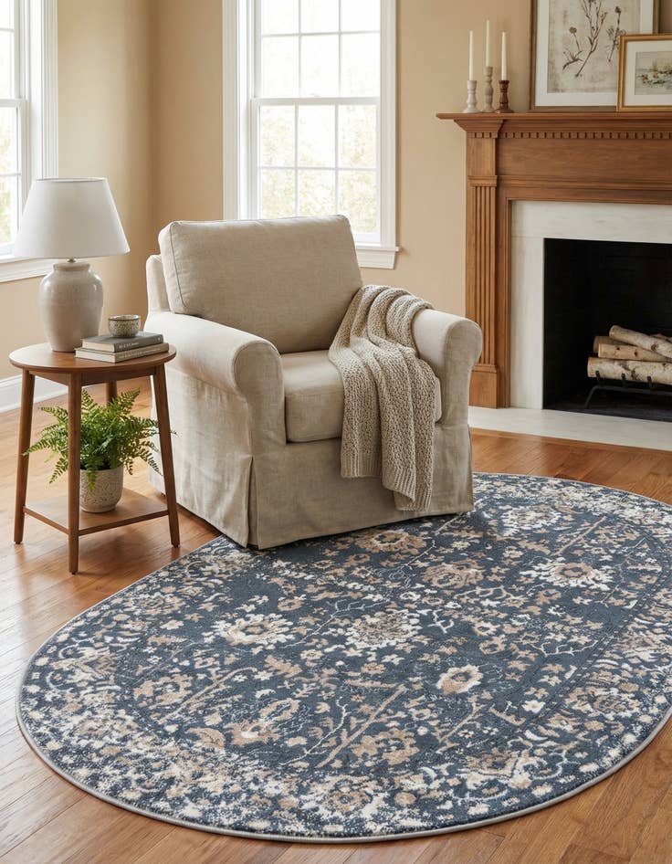 Detail image of 4' x 6' Oregon Oval Rug