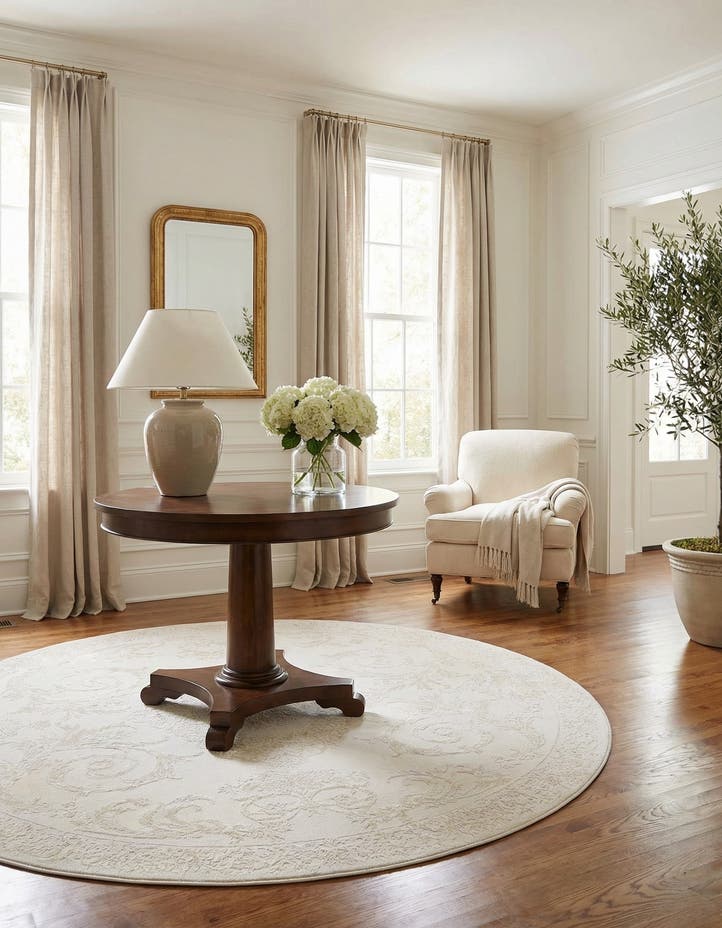 7' 10 x 7' 10 Finsbury Round Rug