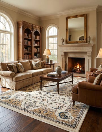 10' x 13' Nain Design Rug