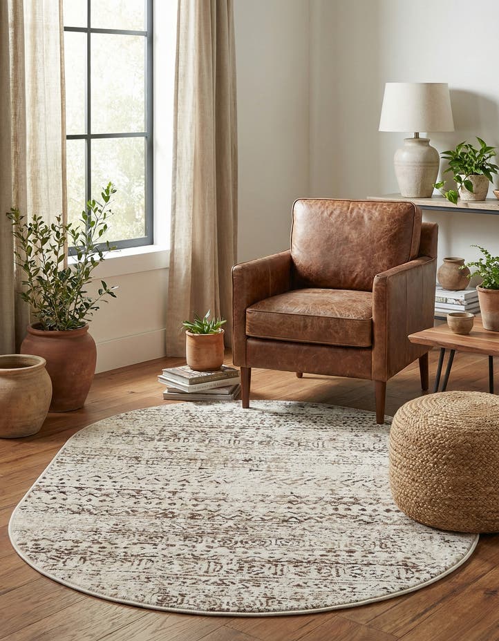 3' 3 x 5' 3 Hermitage Oval Rug