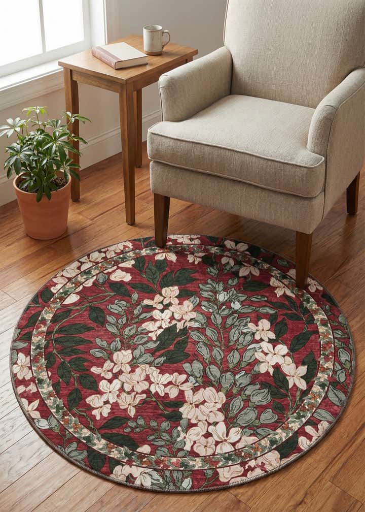 4' x 4' Yara Round Rug