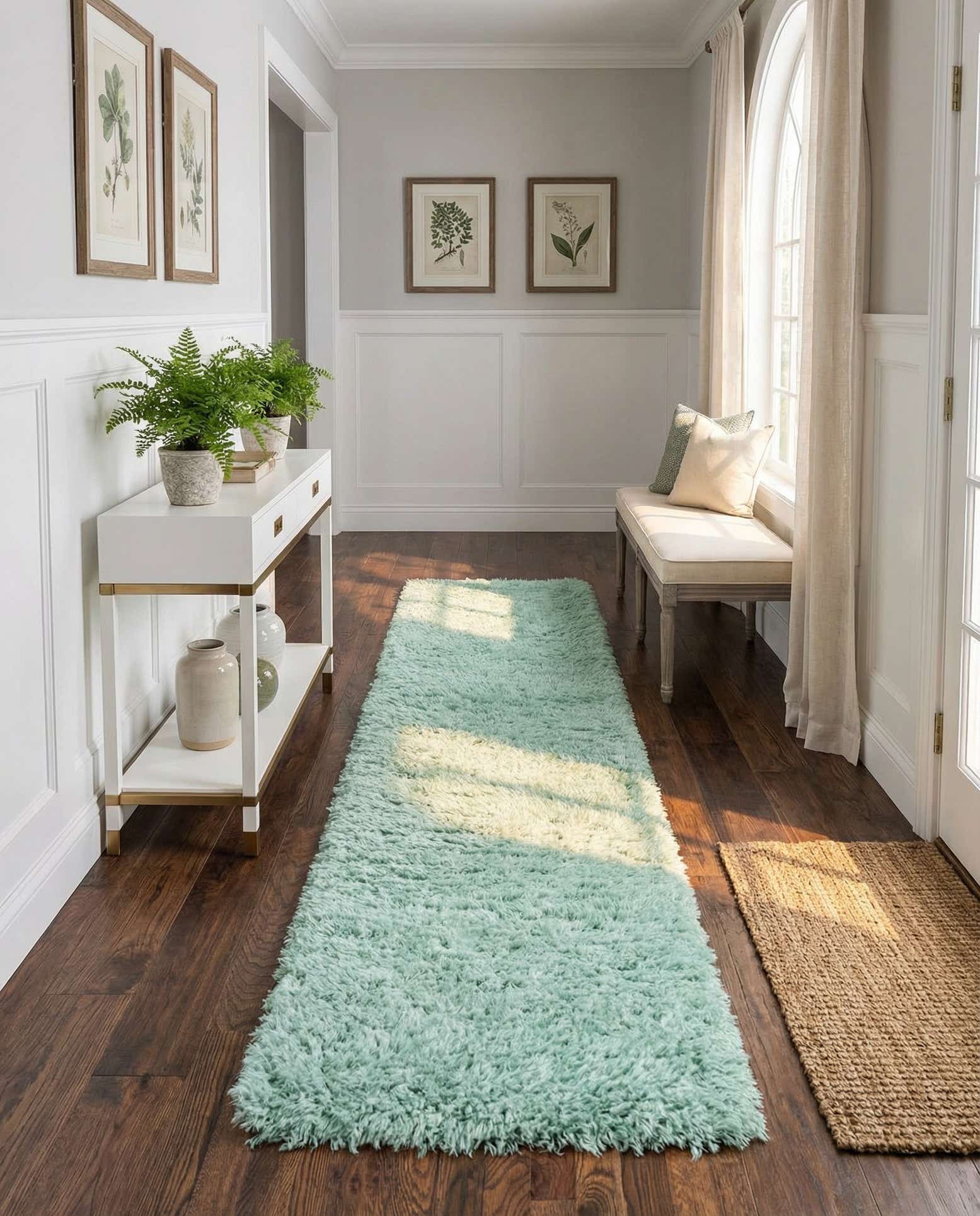 80cm x 400cm Infinity Shag Läufer Teppich