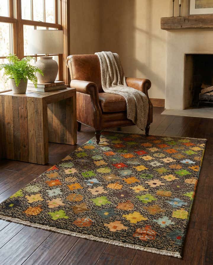 3' 2 x 4' 10 Hand Knotted Balouch Wool Rug